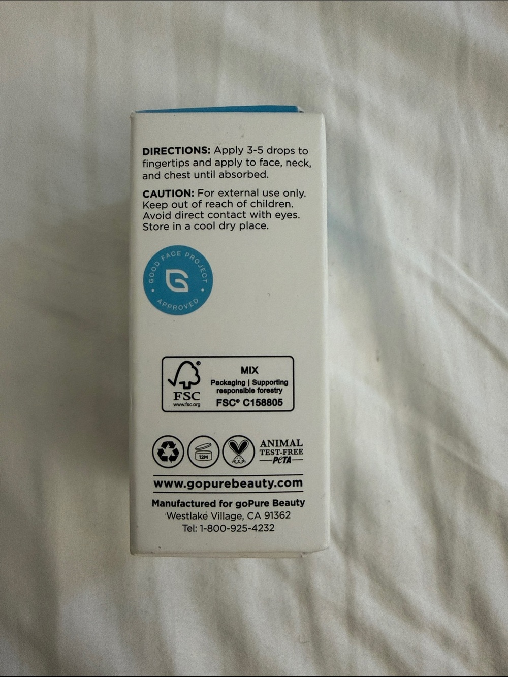Gopure Dramatically Dewy Serum - Blue & White - Picture 4 of 5